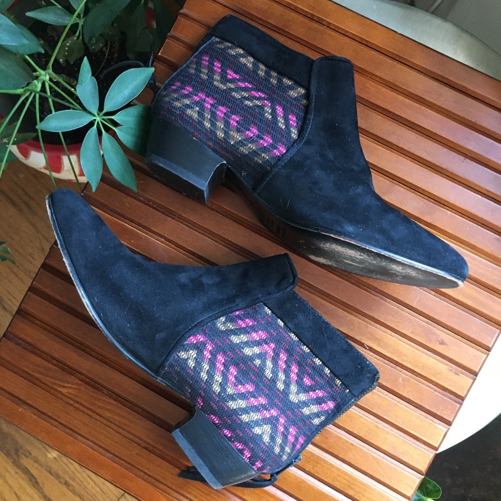 Comptoire des Cotonniers Suede/ Leather Ankle Boots